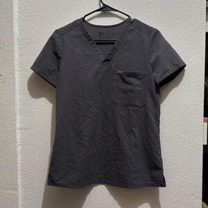 Figs Catarina top xs charcoal